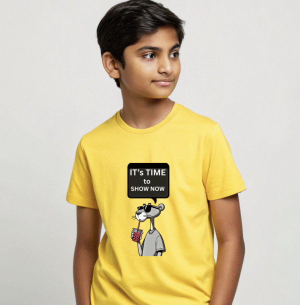 "IT’S TIME TO SHOW NOW" T-shirt - Image 3